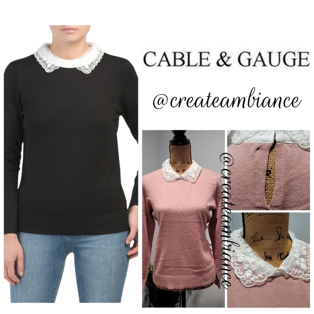 Cable & Gauge Soft Pullover Sweater